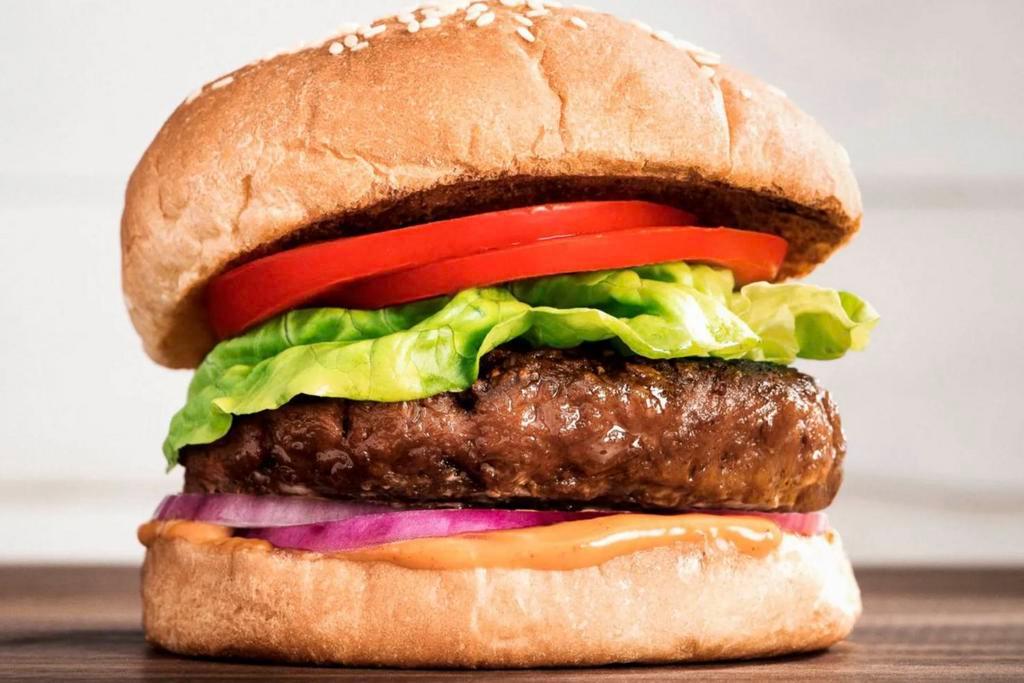 BEYOND MEAT BURGER · YES! It's beyond meat burger we now serving! 100% plant based protein. 110% delicious. 