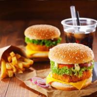 COMBO A · Please choose a burger, a snack, and a drink (any drink) from the menu. Please note what dri...