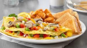 Veggie Omelet · Made with 3 large farm-fresh eggs with peppers, onions, mushrooms and spinach. Served with h...
