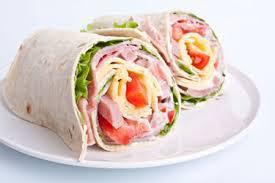 Ham and  Cheese Wrap · Sliced ham and your choice of any cheese on a wrap.
