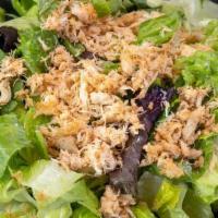 Salad with Crab Meat · Spring mixed, red onion, cherry tomato, crab meat gorgonzola cheese. Choose Your Dressing