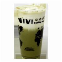 Matcha Milk 抹茶鲜奶 · Fresh milk with matcha green tea.
