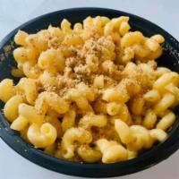 Homemade Mac and Cheese · Macaroni pasta in a cheese sauce. 