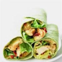 Grilled chicken ranch wrap · Grilled Chicken, tomatoes , fresh
Spring Mix, red onion, Ranch dressing and Colby jack chees...