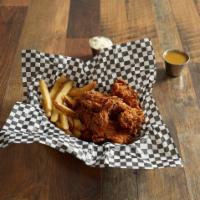 Tender Basket · 4 marinated tenders dipped in our own special Birdland batter. Served with Sal's Sassy Sauce...