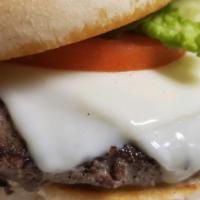 Cheeseburger · Thick 'n hearty, famous 1/2 lb. burger topped with choice of cheese. Dressed with lettuce, t...