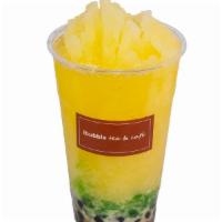 C11B Pineapple Slushie · Come with tapioca (boba) and flavored jelly.