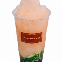 C3B Litchi Slushie  · Come with tapioca (boba) and flavored jelly.