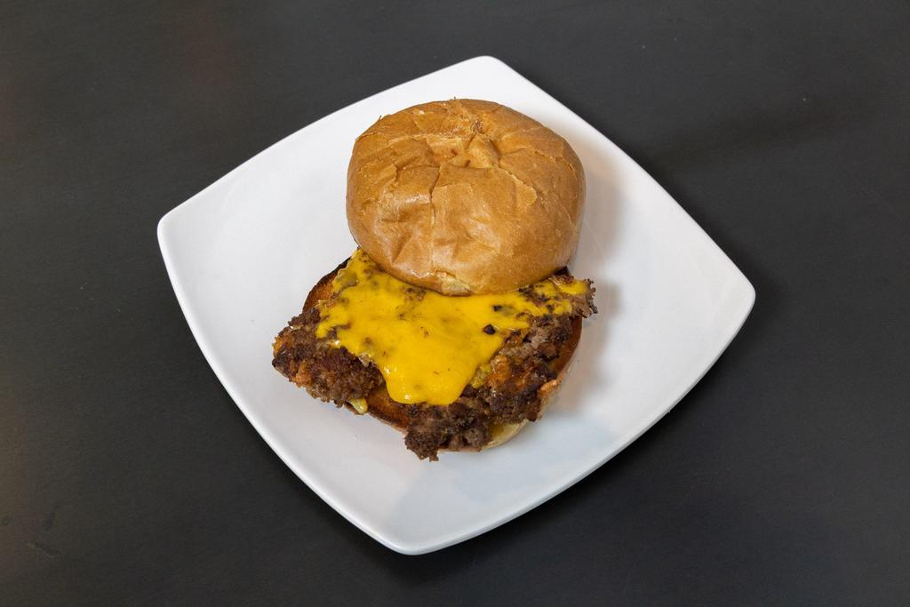 Little Smushburger · Smushburger patty beef, bacon cheddar and onion patty with American cheese.