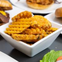 Waffle Fries · Our Delicious Waffle Fries!