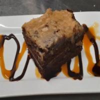 German Chocolate Double Brownie · Delectable layers of brownies and fudge topped with 
traditional German frosting. Made from...