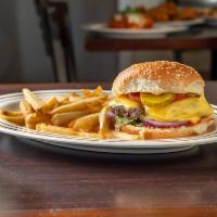 1/4 lb. Cheeseburger · Grilled or fried patty with cheese on a bun. 