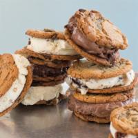 Cookie Sandwich · Your favorite flavor sandwiched between two chocolate chip cookies