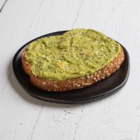 Avocado Toast · Thick wheat toast topped with 100% real avocado and everything bagel seasoning. Made with 10...