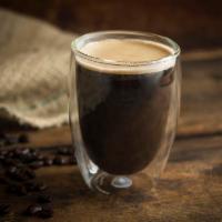 Americano · For an Americano, we add a shots of espresso to piping-hot water to create a drink as strong...