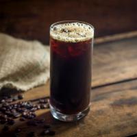 Iced Americano · Fresh espresso shots and filtered water over ice. Perfect for those who are craving an iced ...