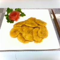 A16. Fried Green Banana · Cooked in oil.