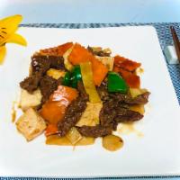 B11. Beef with Bean Curd · Tofu.