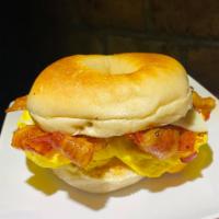 Bagel Egg, Bacon and Cheese · 