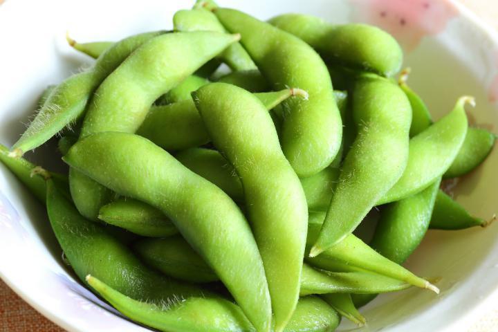 Edamame · Steamed soybeans.