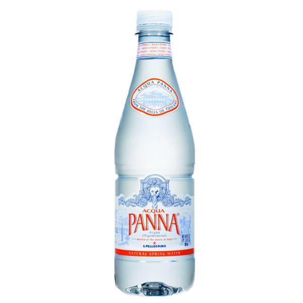 Aqua Panna Still Water 16 fl oz - 500ml  · Crafted by nature, Acqua Panna flows through the beautiful, sun-drenched hills of Tuscany. Each drop is naturally filtered and perfected by time on its 14 year journey to the spring, obtaining a special mineral balance for a smooth taste, like no other. Acqua Panna is the perfect choice for every step of your journey. Discover the smoothest taste of Acqua Panna.