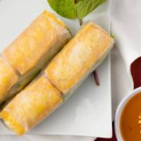 A2. Goi Cuon Chay · Vegetarian salad rolls with tofu.