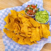 Guacamole, Chips and Salsa · 