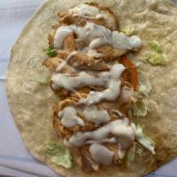 W8. South West Chicken Wrap · Grilled chicken breast, lettuce and tomato with ranch dressing.