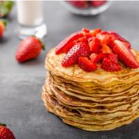 Strawberry Buttermilk Pancakes · 