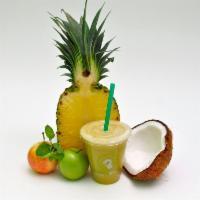Energy Juice · Apple, pineapple, coconut and mint.