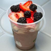 Rio Acai Cup · Strawberry, blackberry and banana.