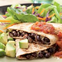 Q5. Jack Cheese and Beans Quesadilla · Vegetarian. Made with 2 fresh flour tortillas stuck together with melted cheese. Served with...