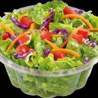 Side Salad · Fresh lettuce topped with diced tomatoes. Available with your choice of dressing.
