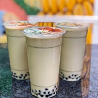 Jasmine Bubble milky · please note tapioca or lychee or tapioca:The pearls are small balls of tapioca starch that d...