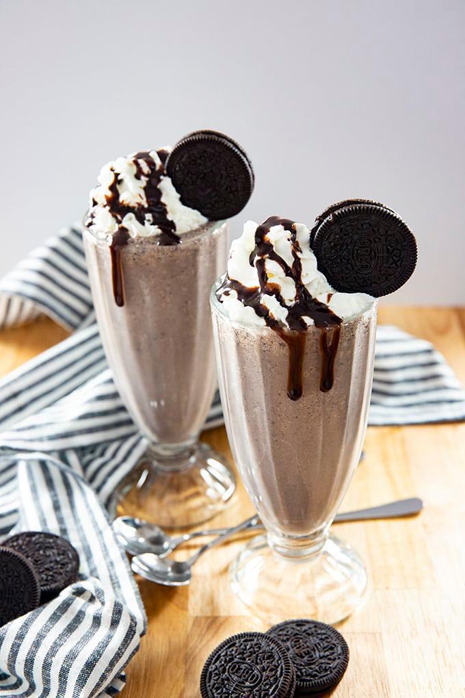 2. Oreo Ice Cream Milkshakes · 