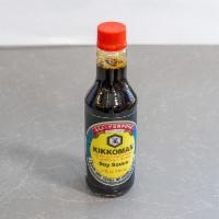 Kikoman Soy Sauce · 10 fl oz. bottle kikoman soy sauce.