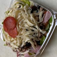Joseph's Special Salad · Fresh romaine lettuce topped with fresh tomato, black olives, red onion, cucumber, fresh sli...