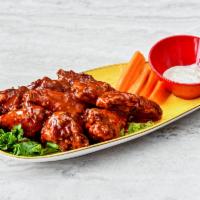 Mango Habanero Buffalo Wings · Buffalo wings with a delicious blend of sweet mango and spicy habanero that packs a flavorfu...