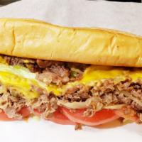 1. Philly Cheese Steak Sub · Steak, cheese, and caramelized onion sandwich. 
