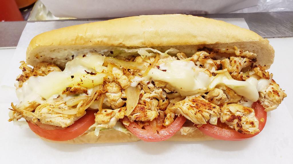 4. Grilled Chicken Sub · Cooked on a rack over a grill. 
