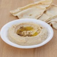 Hummus · Dip made from chickpeas.