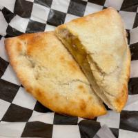 Apple pie calzone  · This is a calzone filled with delicious apple  pie filling. 