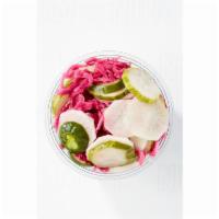 Seasonal Market Pickles · Call restaurant for the current pickle selection.