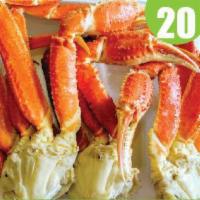 25: jumbo snow crab · comes with 3 clusters snow crab