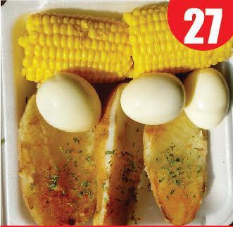 32:side order · comes with 3 potato, 3 egg, and 2 corn