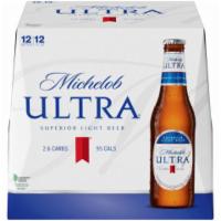 Michelob Ultra 12 Pack 12oz Bottle · Only 95 calories & 2.6g carbohydrates. Brewed in U.S.A.. 4.2% ABV.