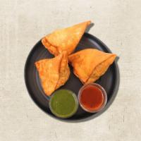 Mixed Veggie Turnovers (Vegan) · Crispy and spicy deep-fried snack with a rich filling of mixed veggies
