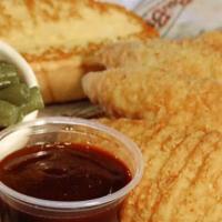 Chicken Tenders Basket · Includes four tenders and one side
