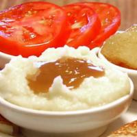 Veggie Plate · Choice of 3 sides and bread. (Serves 1 person).