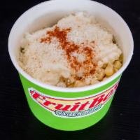 Esquites- Corn in Cup · CORN IN A CUP WITH CHOICE OF MAYO OR SOUR CREAM AND TOPPED OFF WITH GRATED CHEESE.